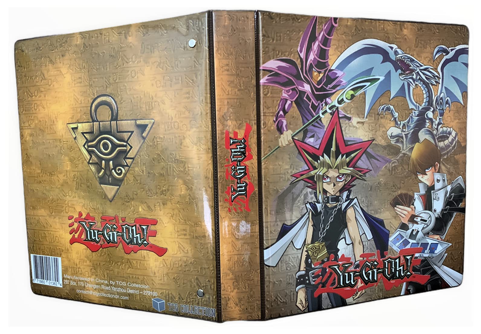 希少新品未開封 YU-GI-OH! DUELIST CARD ALBUM Álbum YUGIOH! Pasta tipo Fichário para Cards - YUGI MUTO e SETO